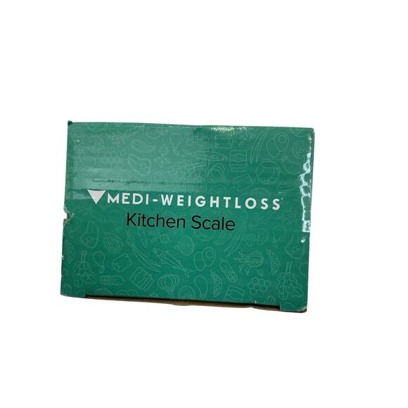 MEDI Weight Loss Food Scale 50g x 1/4oz 450g / 16oz Total Green New Sealed - Picture 6 of 12